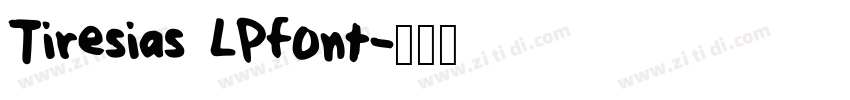 Tiresias LPfont字体转换